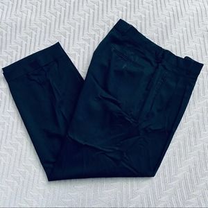 Hugo Boss solid black dress pants
